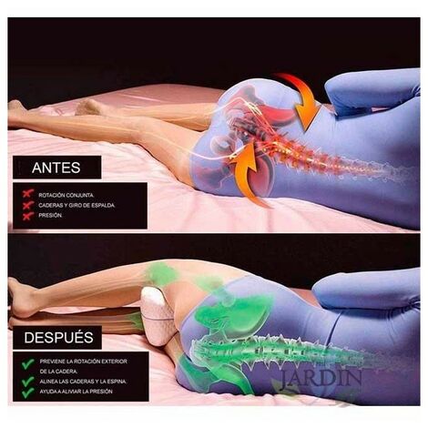 Almohada ortopédica para pierna y columna