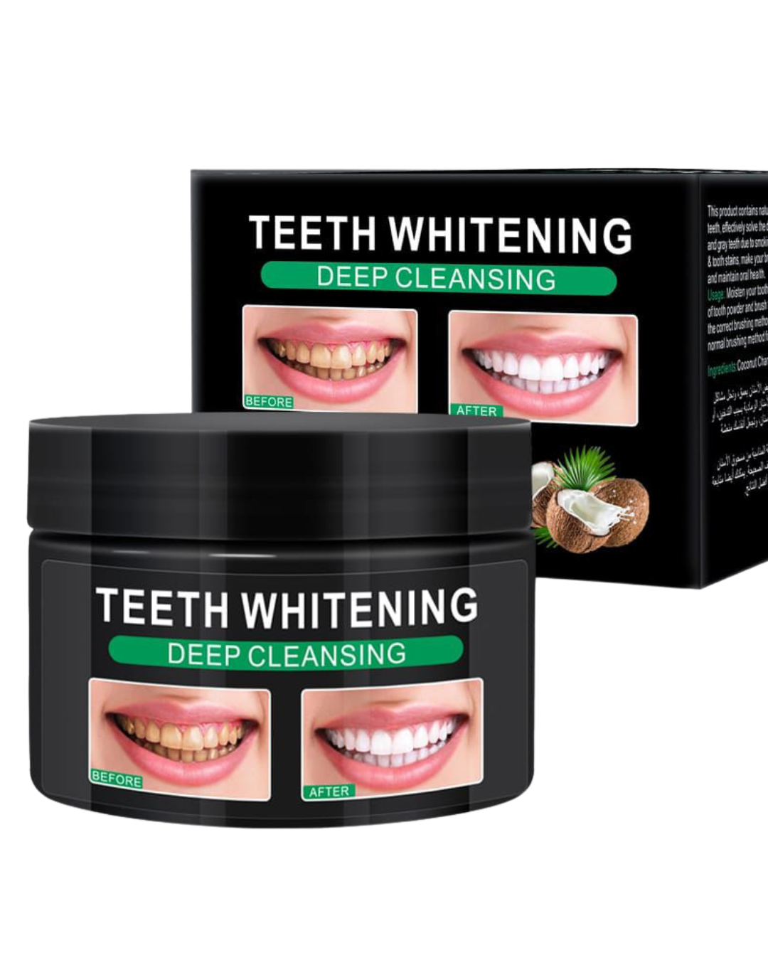 CARBON ACTIVADO DIENTES BLANCOS